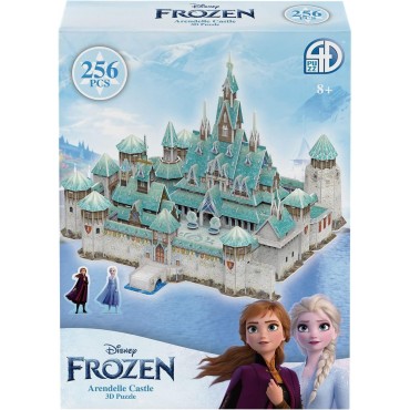 Puzle 3D Castillo De Arendelle Frozen II Disney 256 Piezas