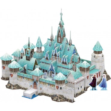 Puzle 3D Castillo De Arendelle Frozen II Disney 256 Piezas
