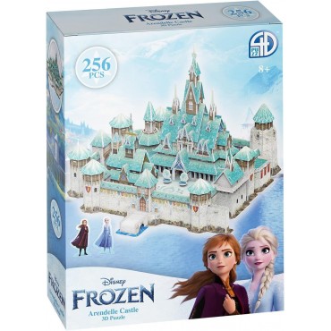Puzle 3D Castillo De Arendelle Frozen II Disney 256 Piezas