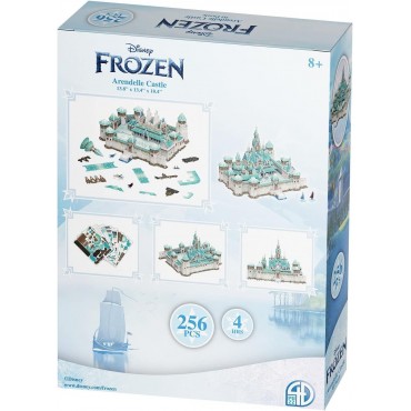 Puzle 3D Castillo De Arendelle Frozen II Disney 256 Piezas