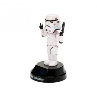 Figura Solar Soldado De Asalto Original Stormtrooper Símbolo Paz 12 cms
