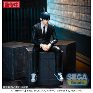 Figura Aki Hayakawa Sentado Chainsaw Man 14 cms