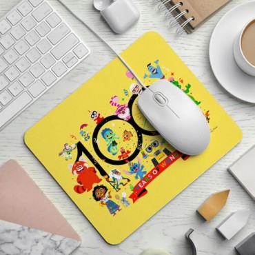 Alfombrilla Ratón Mousepad Personajes 100 Aniversario Disney Amarilla