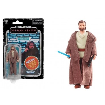 Figura Retro Obi-Wan Kenobi (Wandering Jedi) Star Wars: Obi-Wan Kenobi Articulada 9,5 cms