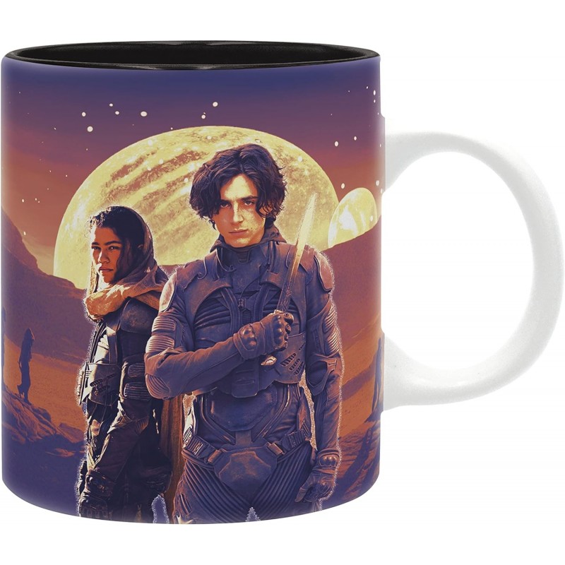 Taza Paul Atreides Y Chani Dune Cerámica 320 mls