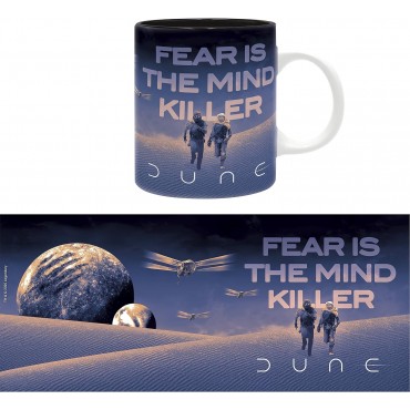 Taza Fear Is The Mind Killer Dune Cerámica 320 mls