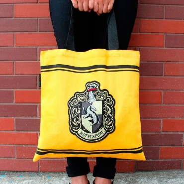 Bolsa Tote Bag Hufflepuff Harry Potter Algodón