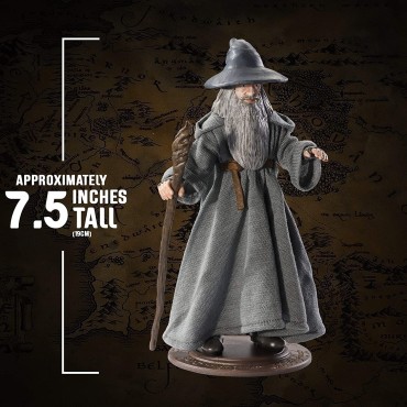 Figura Gandalf El Gris El Señor De Los Anillos Bendyfigs 19 cms