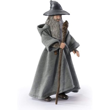 Figura Gandalf El Gris El Señor De Los Anillos Bendyfigs 19 cms