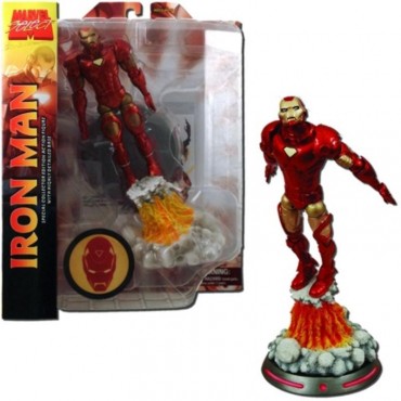 Figura Iron Man con Peana Diorama Marvel Select 18 cms