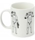 Taza Soldado Imperial Saludando Original Stormtrooper Star Wars Cerámica 300 mls