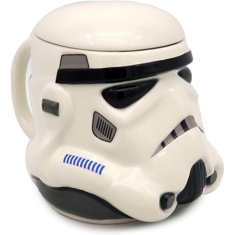 Taza 3D Casco Soldado Imperial Original Stormtrooper Star Wars Cerámica Cerámica 450 mls
