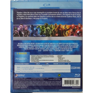 Avengers: Infinity War [BLU_RAY]