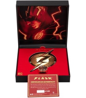 Réplica Pin Logo Flash Y Anillo De Metal DC
