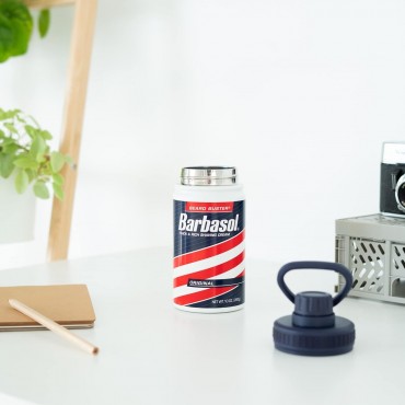 Botella Metálica Bote Barbasol Jurassic Park Térmica 380 mls