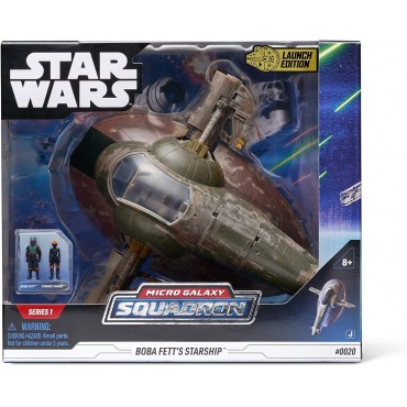 Figura Nave Slave-1 Boba Fett Star Wars Micro Galaxy Squadron 20 cms