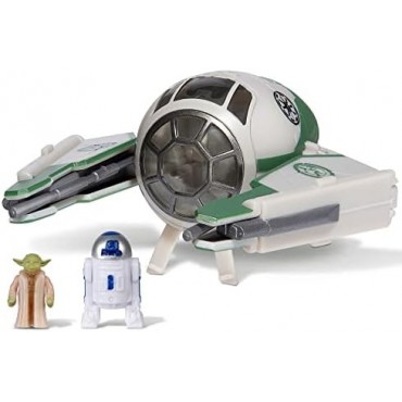 Figura Nave Yoda Starfighter Star Wars Micro Galaxy Squadron 8 cms
