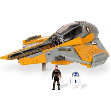 Figura Nave Anakin Skywalker's Jedi Interceptor Star Wars Micro Galaxy Squadron 8 cms