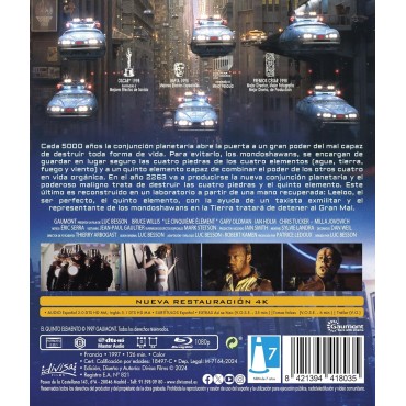 El Quinto Elemento (The Fifth Element) (Le Cinquième Élément) (Blu-ray) [Blu-ray]