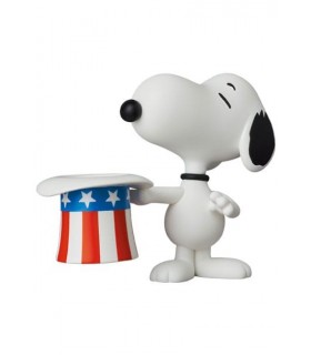 Figura Snoopy Serie Americana Peanuts Uncle Snoopy 8 cms