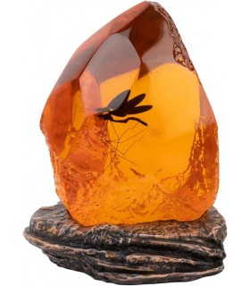 Lámpara Ámbar Jurassic Park 20 cms