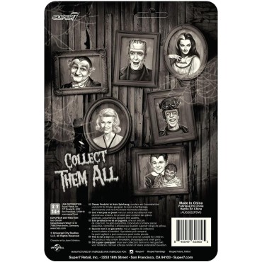 Figura Hot Rod Herman The Munsters Articulada 11 cms