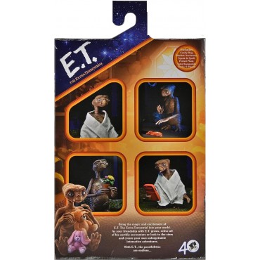 Figura Ultimate E.T. El Extraterrestre 40 Aniversario Articulada 12 cms