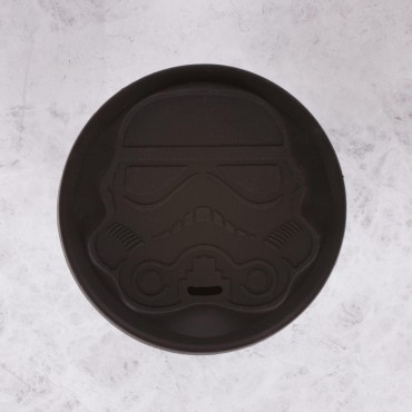 Vaso De Viaje Original Stormtrooper Star Wars Negra Cerámica 275 mls