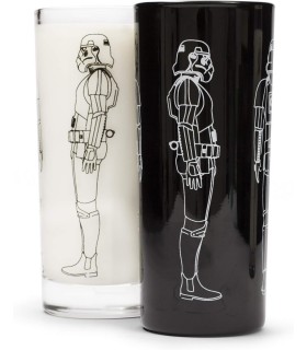 Set 4 Vasos Original Stormtrooper Star Wars Cristal 300 mls