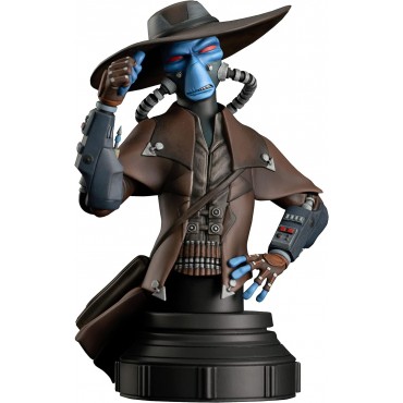 Busto Cad Bane Star Wars The Clone Wars Estatua Edición Limitada 15 cms