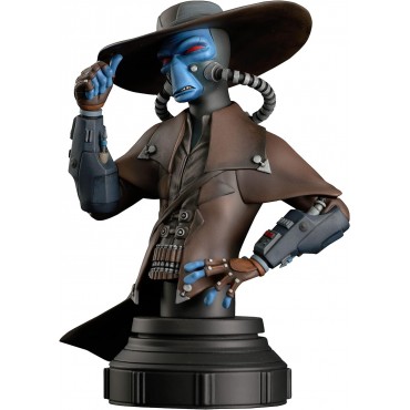 Busto Cad Bane Star Wars The Clone Wars Estatua Edición Limitada 15 cms