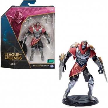 Figura Zed League Of Legends Deluxe Articulada 15 cms