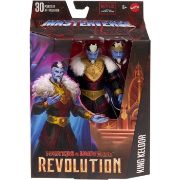 Figura King Keldor Masters Of the Universe Revolution Articulada 18 cms
