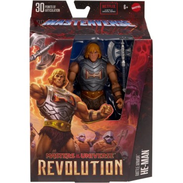 Figura He-Man Masters Of The Universe Revolution Articulada 18 cms