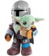 Peluche Clan De Dos The Mandalorian Con Grogu Con Sonido Star Wars 27 cms