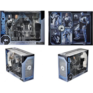 Figura Ultimate Robocop Battle Damaged Con Silla Articulada 18 cms