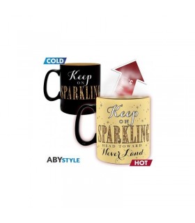 Taza Térmica Campanilla Keep On Sparkling Disney Cerámica 460 mls