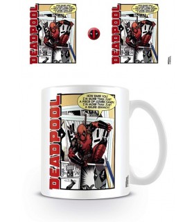 Taza Deadpool Off The Page Marvel Cerámica 320 mls