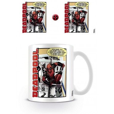 Taza Deadpool Off The Page Marvel Cerámica 320 mls