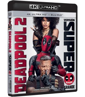 Deadpool 2 - Version Super Grande: incluye Version Cinematografica y Version Extendida (4 discos) (4K UHD + Blu-ray) [Blu-ray] [