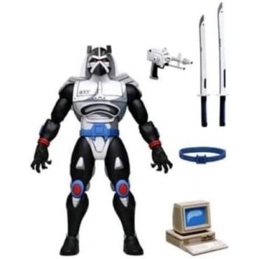 Figura The Colossal Chrome Dome Las Tortugas Ninja TMNT Articulada 25 cms