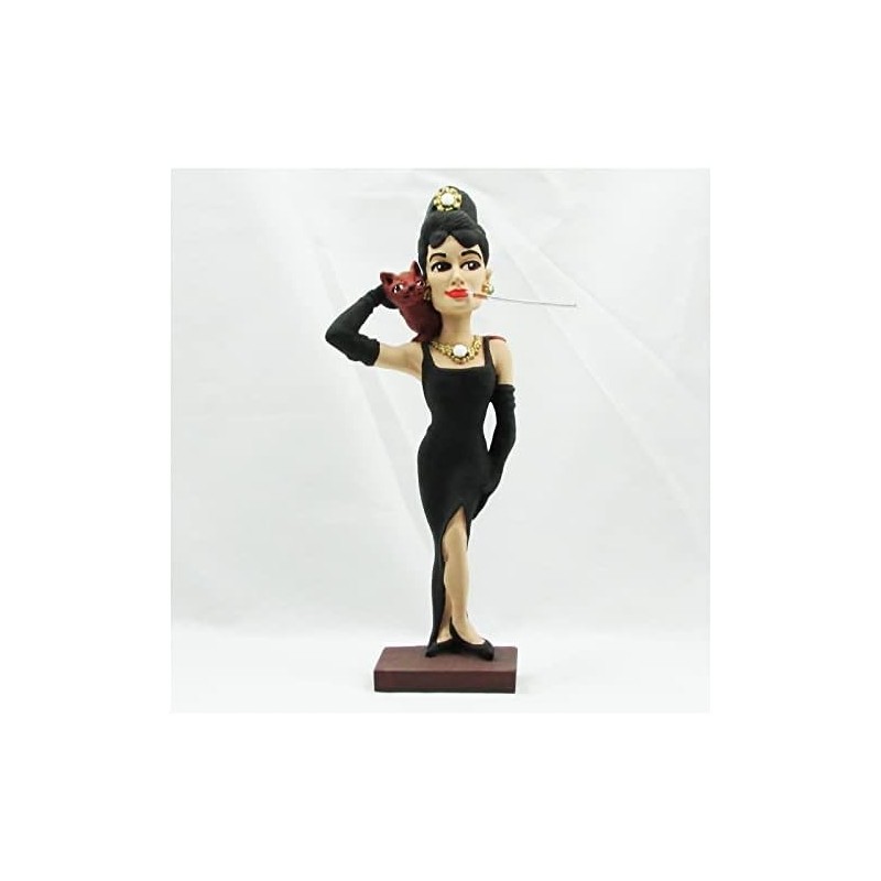 Figura Audrey Hepburn Artesanal 26 cms