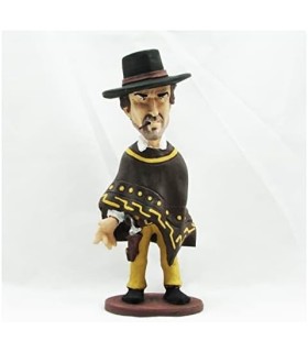 Figura Clint Eastwood Artesanal 23 cms