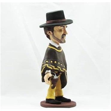 Figura Clint Eastwood Artesanal 23 cms