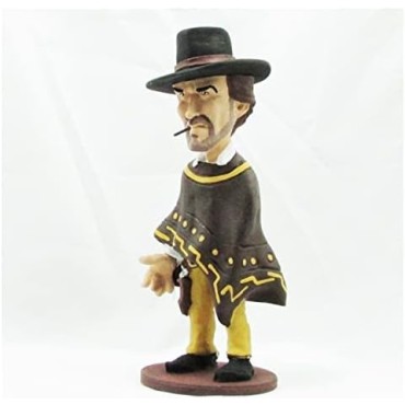 Figura Clint Eastwood Artesanal 23 cms