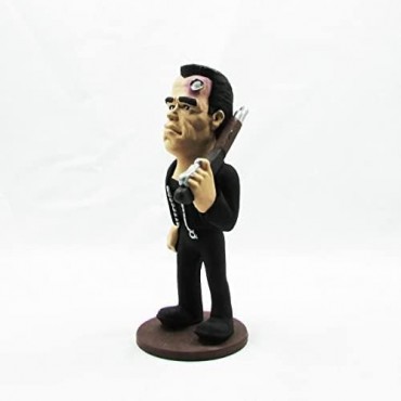 Figura Terminator 2 Arnold Schwarzenegger Artesanal 23 cms