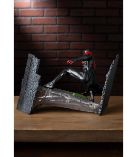 Figura Spider-Man Miles Morales Marvel Gallery Estatua Diorama 18 cms