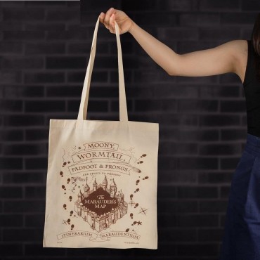 Bolsa Tote Bag Harry Potter Marauder´s Map Mapa Del Merodeador 