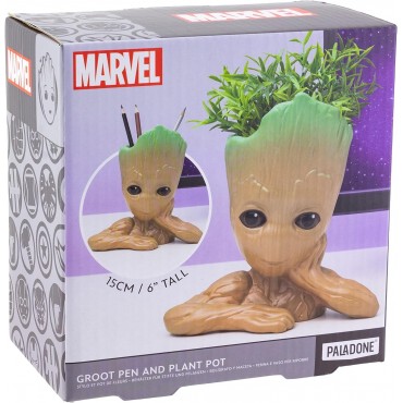Bote Bolígrafos Groot Maceta Guardianes de la Galaxia Marvel 15 cms
