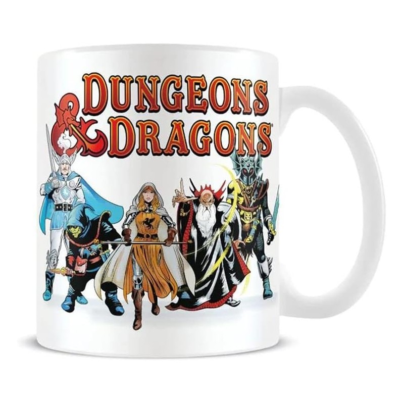 Taza Dragones & Mazmorras Dungeons & Dragons Retro Cerámica 315 mls